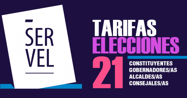 Tarifas Elecciones 2021