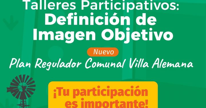 El próximo 14 de junio comienzan los talleres participativos en el marco del proceso de Actualización del Plan Regulador Comunal.