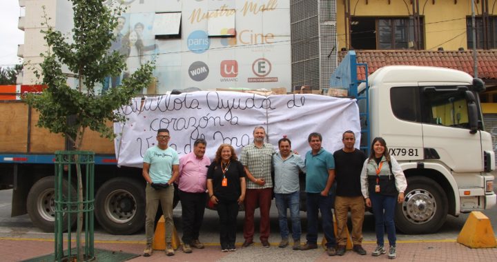 Quillota reunió 10 toneladas de ayuda para las familias afectadas por el #incendio de #ViñadelMar