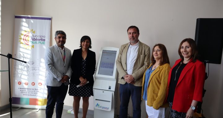 Inauguran Kiosco de Autoatención #Fonasa en Municipalidad de #Quilpué