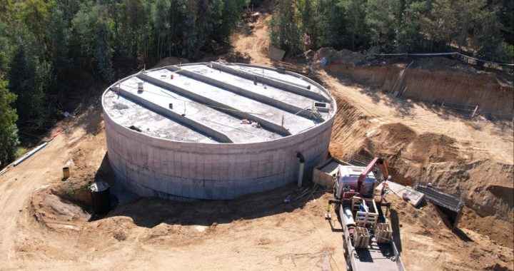 En etapa final nuevo estanque de #Esval que beneficiará a más de 15 mil hogares de #Placilla de Peñuelas