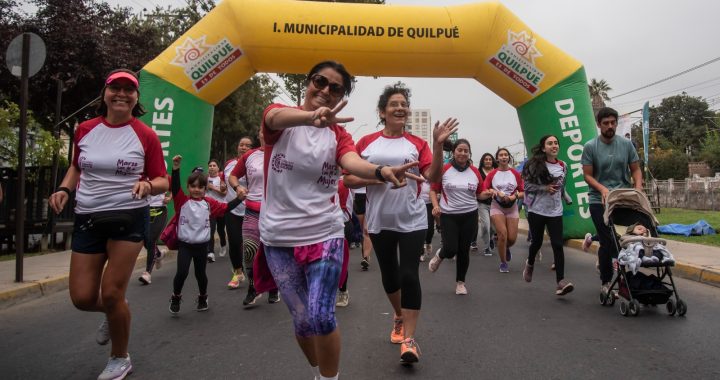 Corrida por el Mes de la Mujer se desarrolló en Quilpué