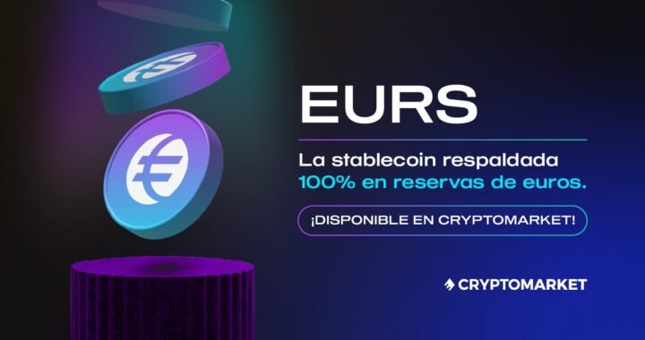 Cryptomarket ofrece innovadora criptomoneda respaldada en euros