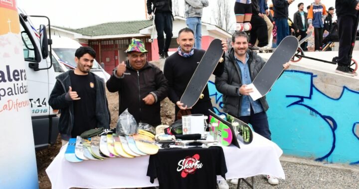 Inauguración del Skate Park Municipal “Shortu Alcayaga” en el Complejo Deportivo Nueva Esperanza