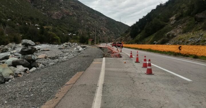 Avances del MOP en la Recuperación del Camino Internacional en la Cordillera