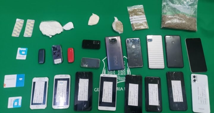 Incautan celulares y drogas ocultos en madera en la cárcel de Los Andes