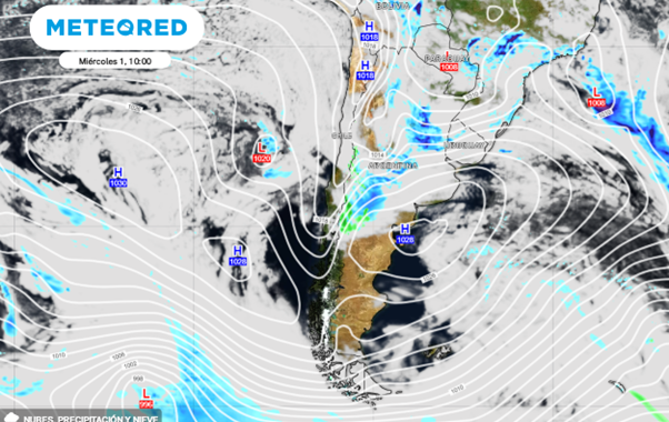 Pronóstico de Inestabilidad y Bajas Temperaturas en Chile