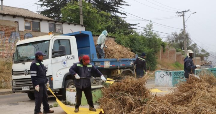 Preparativos ante el nuevo sistema frontal en Valparaíso