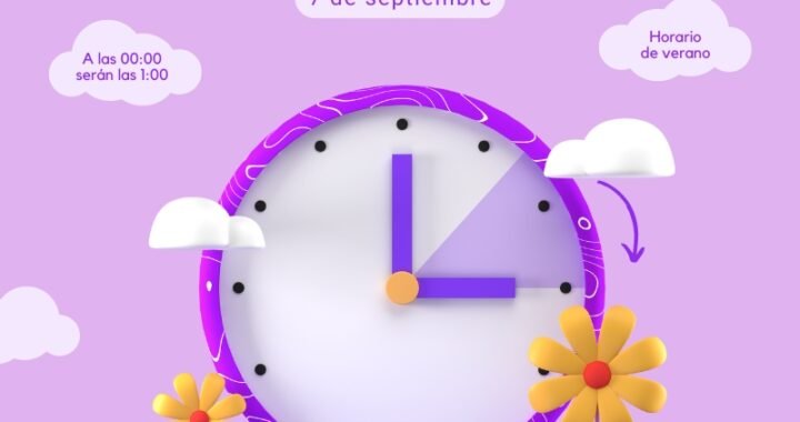 Prepárate para el cambio de hora en Chile este 7 de septiembre