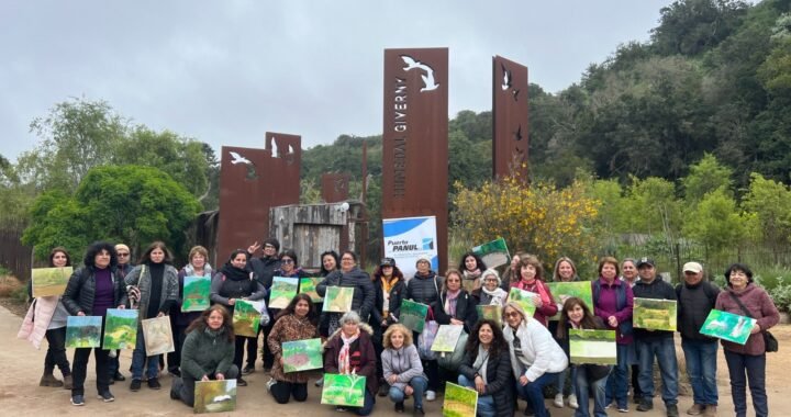 Fundación Trigal organiza clase de pintura al aire libre en Parque Tricao