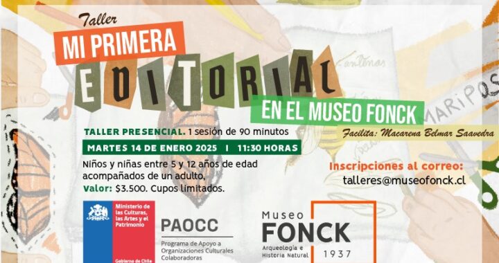 Taller Infantil “Mi Primera Editorial” en Museo Fonck