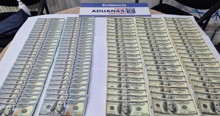 Aduanas detecta contrabando de 33 mil dólares en paso fronterizo Los Libertadores