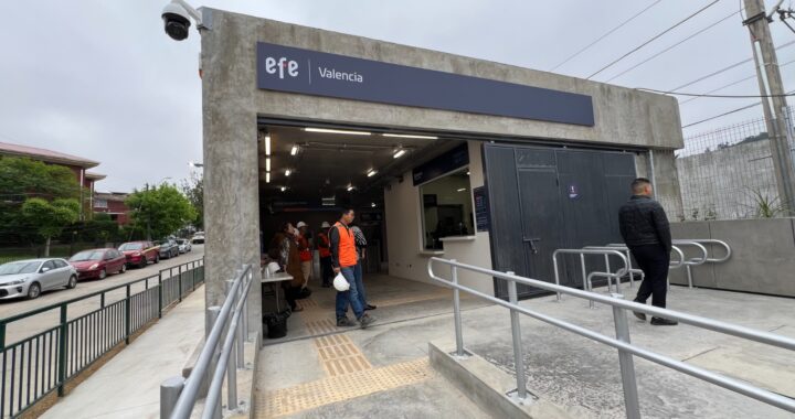 Estación Valencia entra en fase final: EFE Valparaíso inicia pruebas operacionales con público