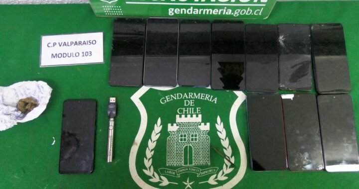 Gendarmería realiza primer gran allanamiento simultáneo del año en cárceles de Valparaíso, Quillota y Casablanca