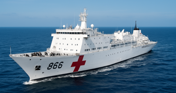 Buque hospital chino llega a Valparaíso y autoridades bloquean operativo médico