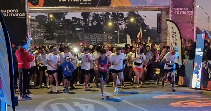 Concón vibró con la multitudinaria “Night Run” que reunió a miles de familias en la costa