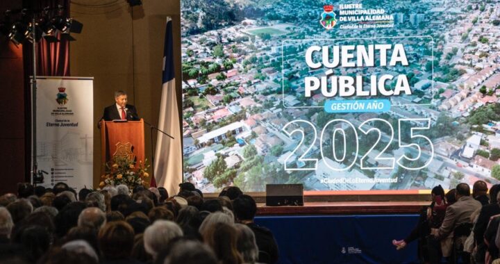 Villa Alemana avanza: Cuenta Pública 2025 destaca seguridad, compromisos cumplidos y anuncia Parque Metropolitano