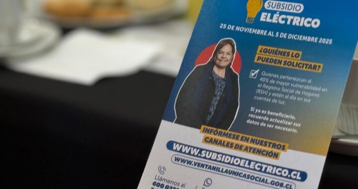 Subsidio eléctrico sigue vigente y dará alivio a más de 180 mil familias en Valparaíso